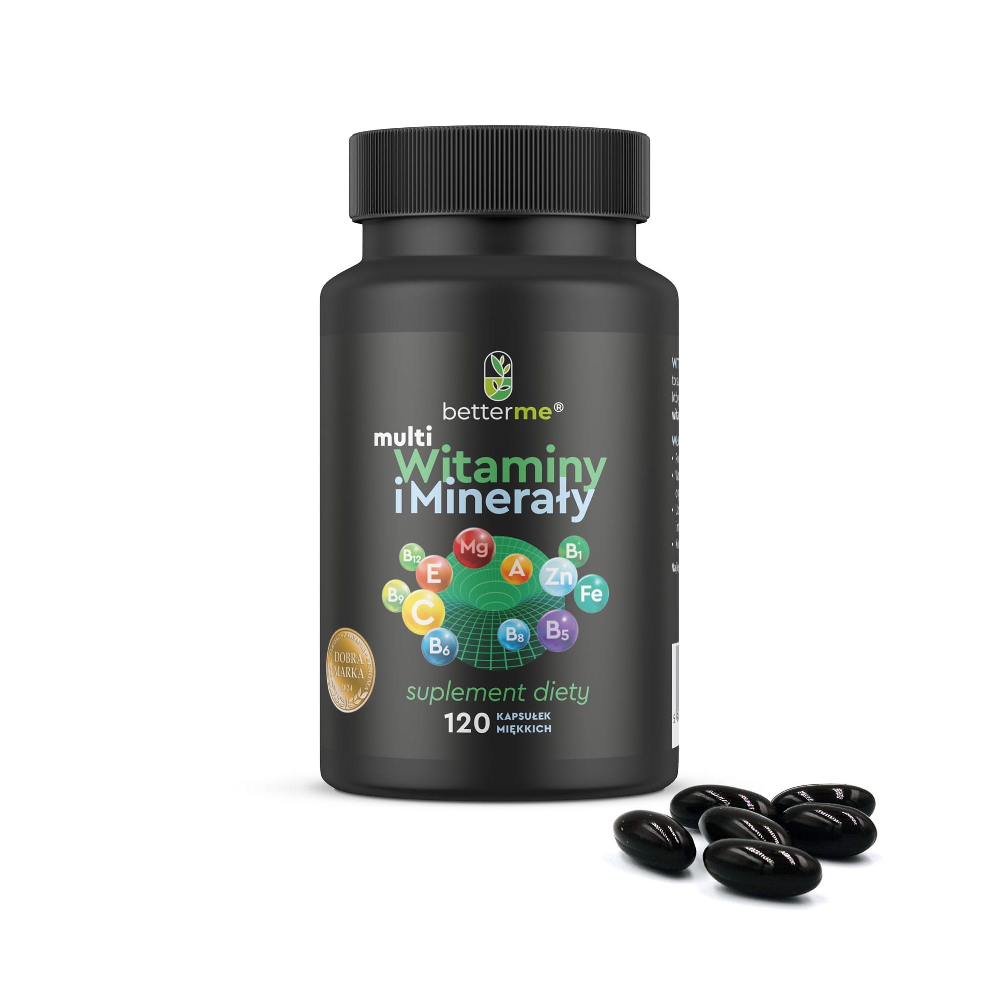 Witaminy i minerały 100% RWS  (Multiwitamina) 120 szt