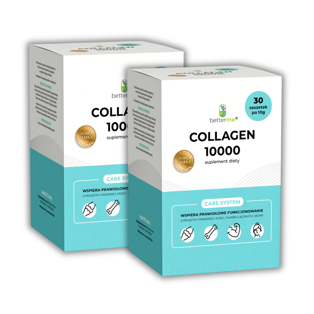 Kolagen do picia - 60 saszetek x 10g  - Collagen 10000 Care System 60 saszetek x 10g